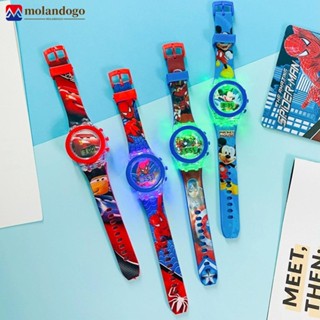 MOLANDOGO Meninas Unicórnio Flash Eletrônico Digital Brilhante Luz Colorida Festa De Aniversário Presentes Relógios Pulseira Esportiva L1Q9