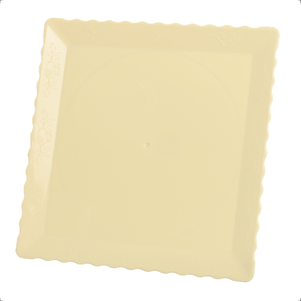 2 Bandeja Quadrada Para Decoração - Bandeja Para Doces - 30x30 cm em Oferta na Shopee