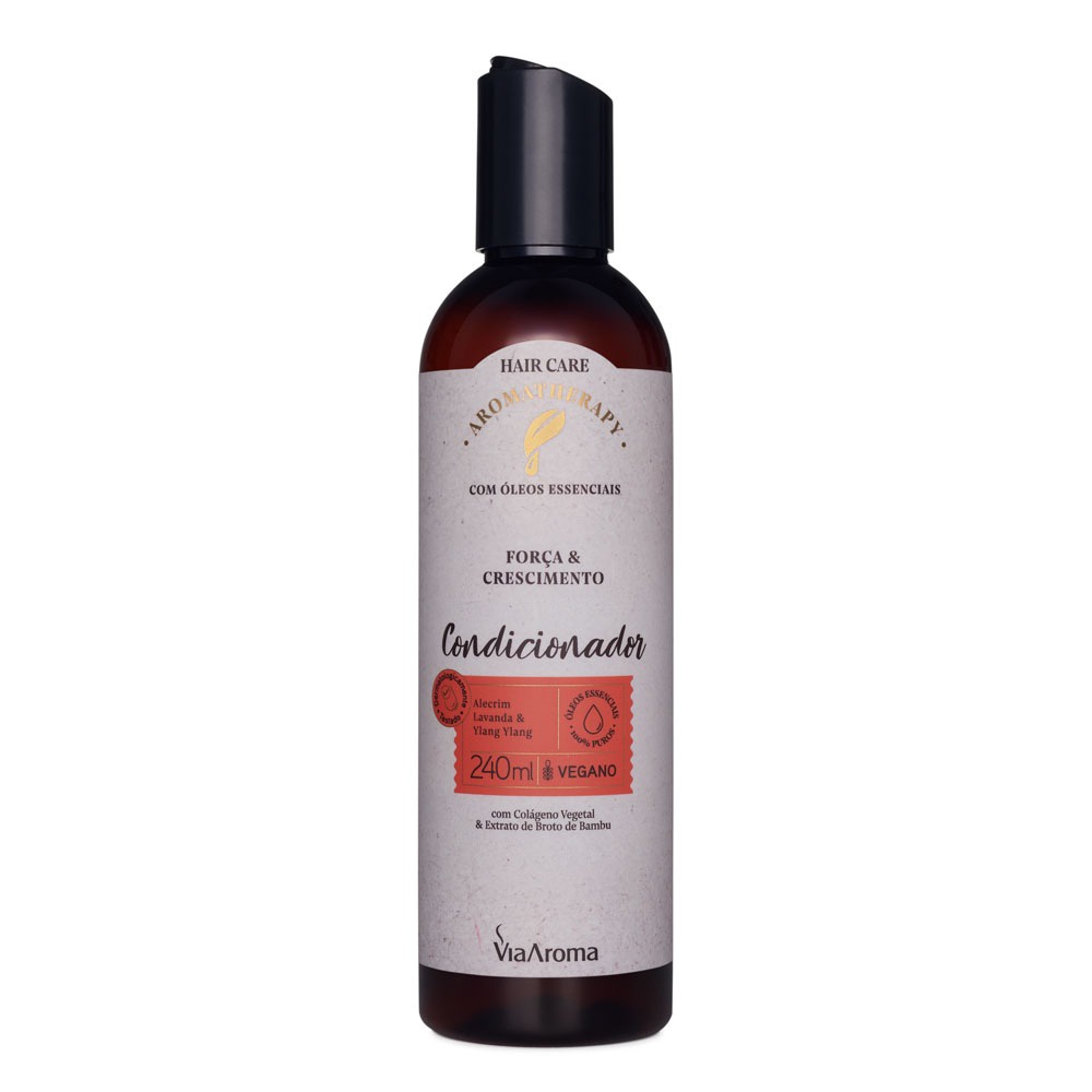 Condicionador Força e Crescimento Aromatherapy Via Aroma - 240ml - Beauty