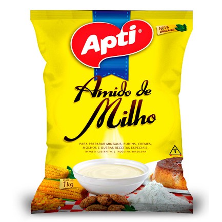 Amido de Milho Apti (Maizena)1kg - Food Service Grandes Receitas em Oferta na Shopee