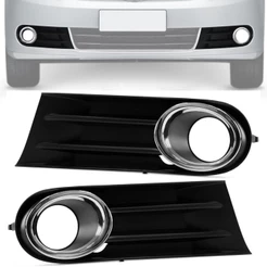 Par Moldura Farol de Milha Vw Gol Saveiro Voyage G5 2009 2010 2011 2012 2013 Com Aro Cromo