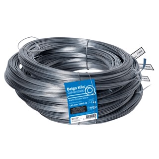 Arame galvanizado Belgo Kilo -  1,65mm 1kg