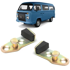 Par Batente Porta Dianteira Kombi Clipper 1974 a 2013