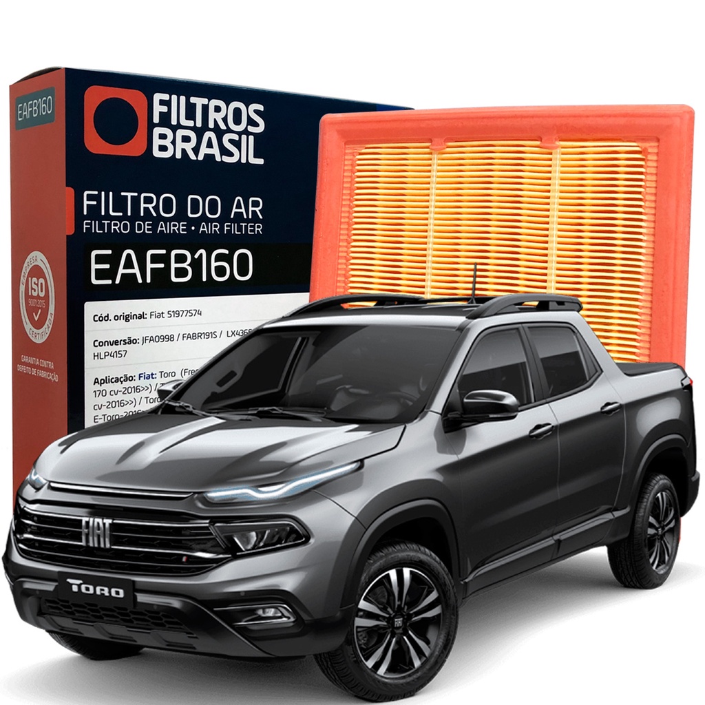 Filtro ar motor Fiat Toro Freedom Blackjack 2016  a 2022