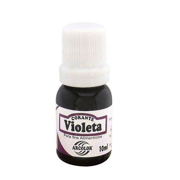 Corante Liquido Violeta -10ml - Arcolor - Rizzo Distribuidora em Oferta na Shopee