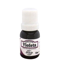 Corante Liquido Violeta -10ml - Arcolor - Rizzo Distribuidora