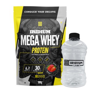 Kit Mega Whey Protein 900g + Galão 950ml