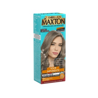 Tintura Maxton 7.1 Louro Cinza Medio em Oferta na Shopee