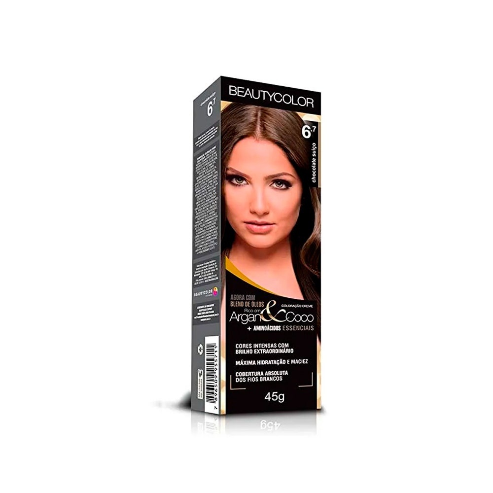 Tintura Beauty Color 6.7 Chocolate Suico - Beauty