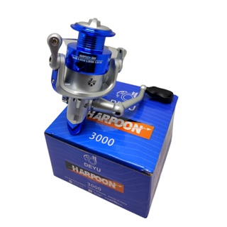Molinete De Pesca 3 Rolamentos Harpoon 3000 Deyu Pesqueiro em Oferta na Shopee