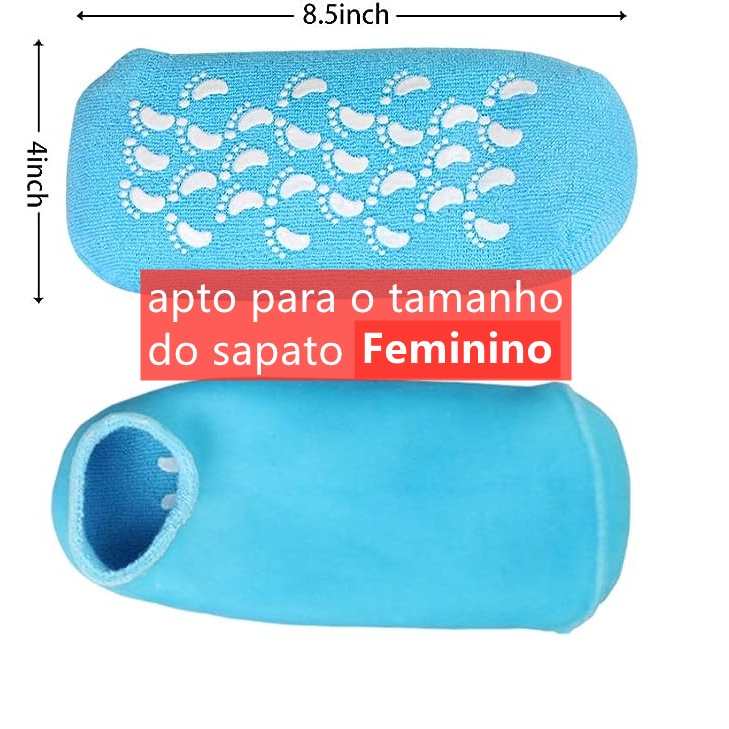 Meia De Hidratação Para Os Pés/Gel Spa - Star Bazar