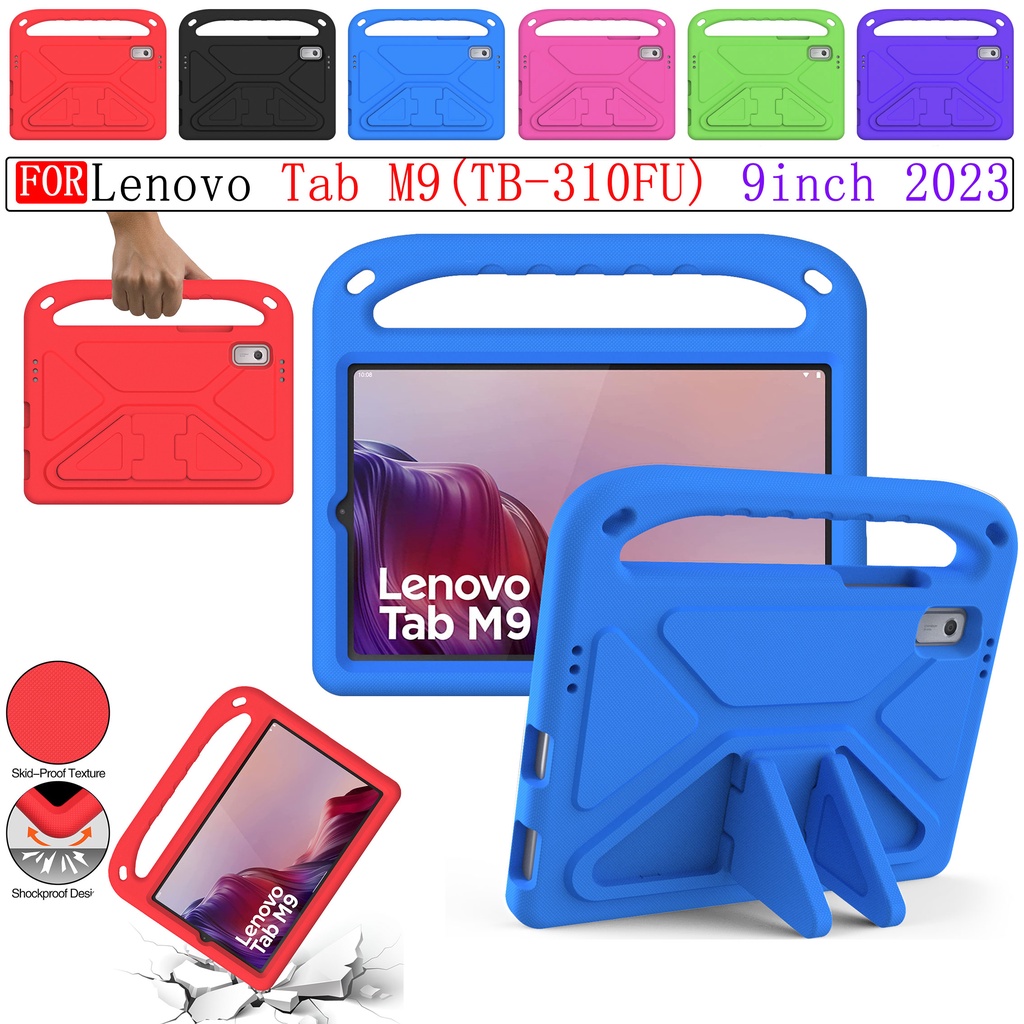 Para Lenovo Tab M9 TB-310FU 2023 9.0 Polegadas Estojo À Prova De Choque Porta-cartoon Infantil Eva Handle Cover