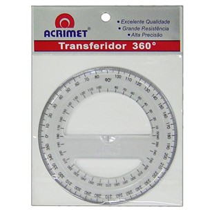 Transferidor poliestireno 360 graus 552 Acrimet