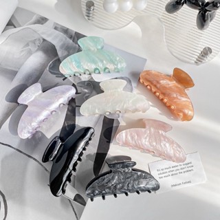 9cm Novo Grampo De Cabelo Para Mulheres Grampos Acrílicos Coloridos E Resistentes De Tamanho Grande Caranguejo Acessórios Moda Presente
