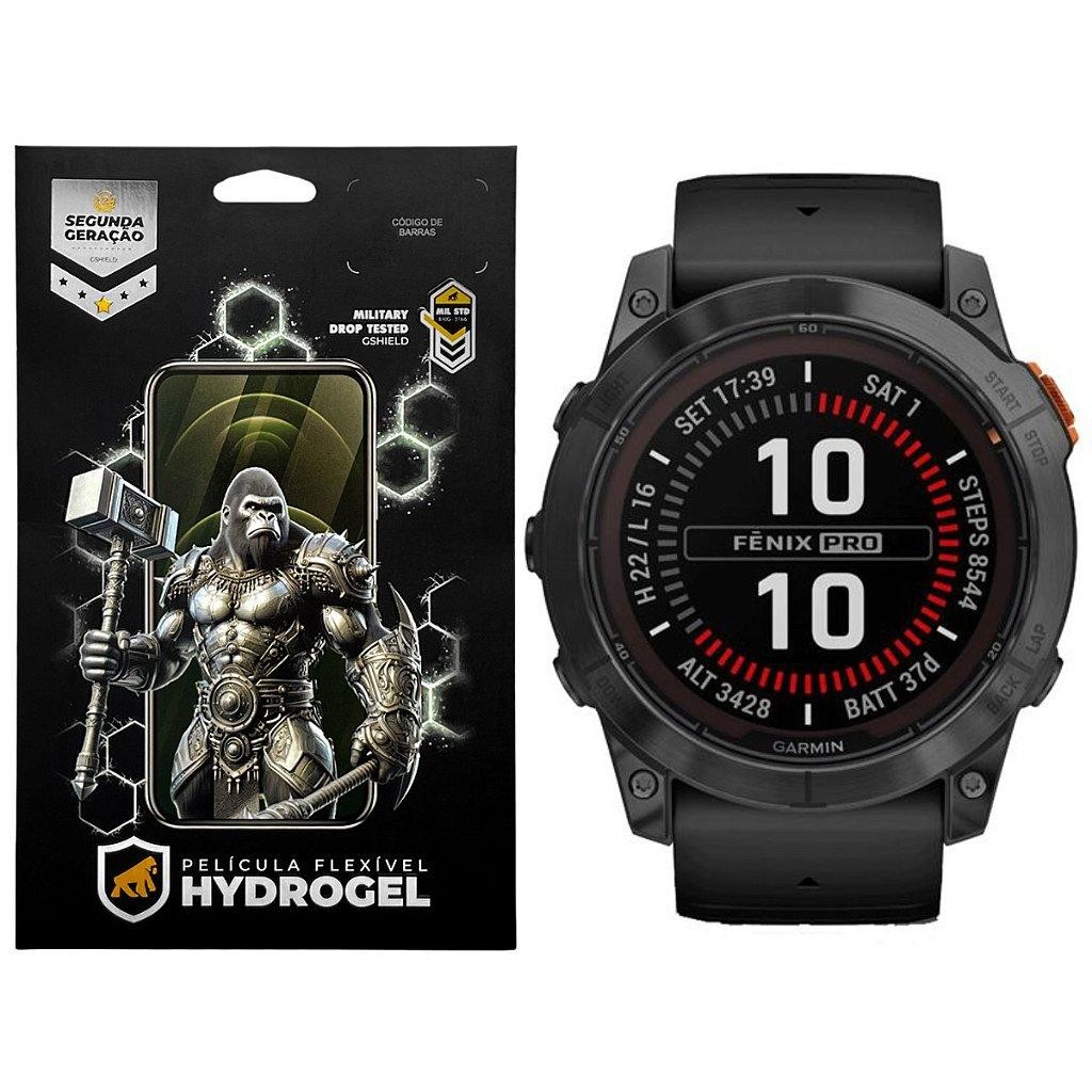 Película para Garmin Fênix 7X - Hydrogel HD - Gshield em Oferta na Shopee