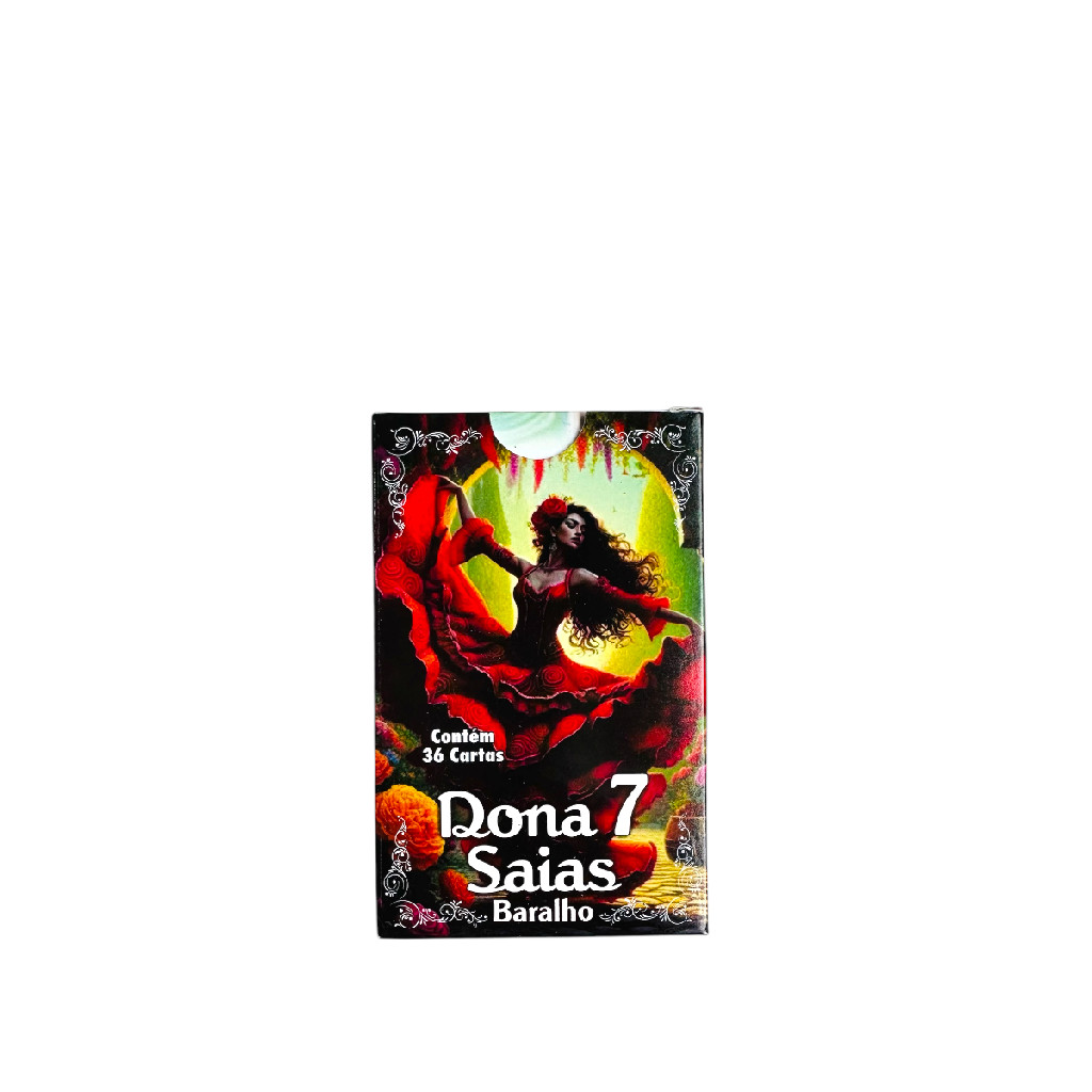 Baralho Dona 7 Sete Saias Lançamento 36 Cartas Manual