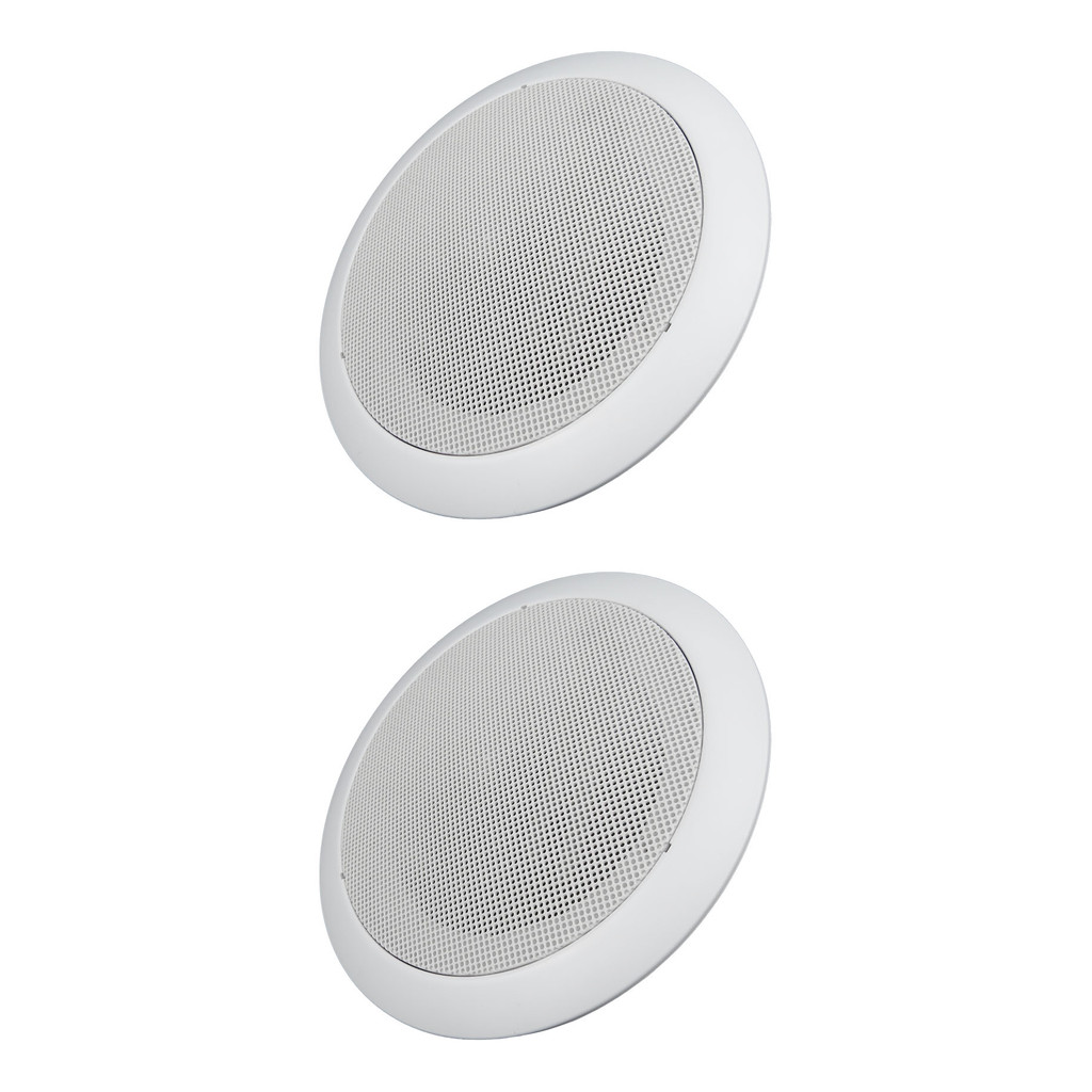 Kit 2 Base Arandela de Teto Plastico Fiamon Para Alto Falante 6" Gesso
