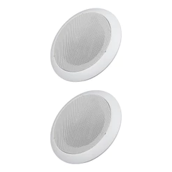 Kit 2 Base Arandela de Teto Plastico Fiamon Para Alto Falante 6" Gesso