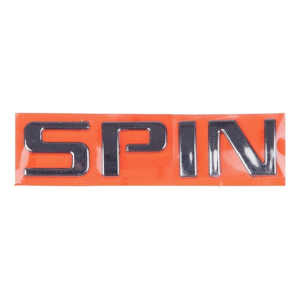 Emblema *spin* Tampa Traseira Porta Malas- Spin