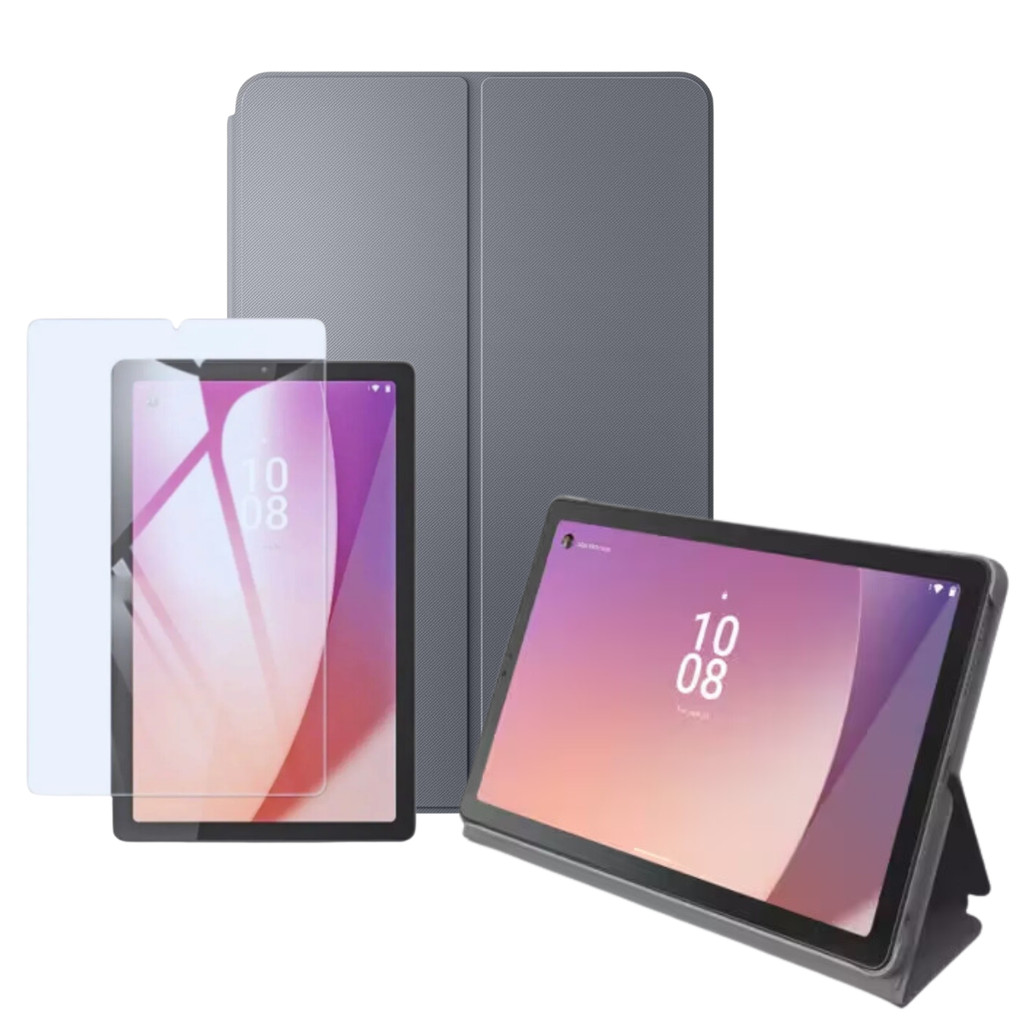 Capa Estojo Folio Case Para Tablet Lenovo Tab M9 + Película Original Smart Case