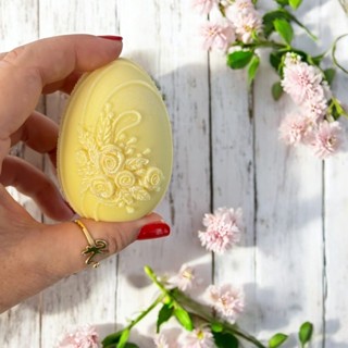 Molde silicone Ovo Flores Vintage Vela e Sabonete em Oferta na Shopee