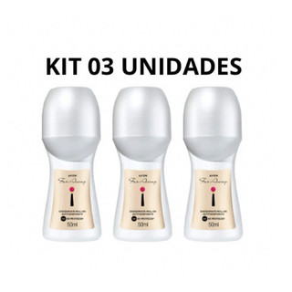 Kit 03 Desodorantes Antitranspirante Roll On FAR AWAY ORIGINAL Avon 48 ML Cada