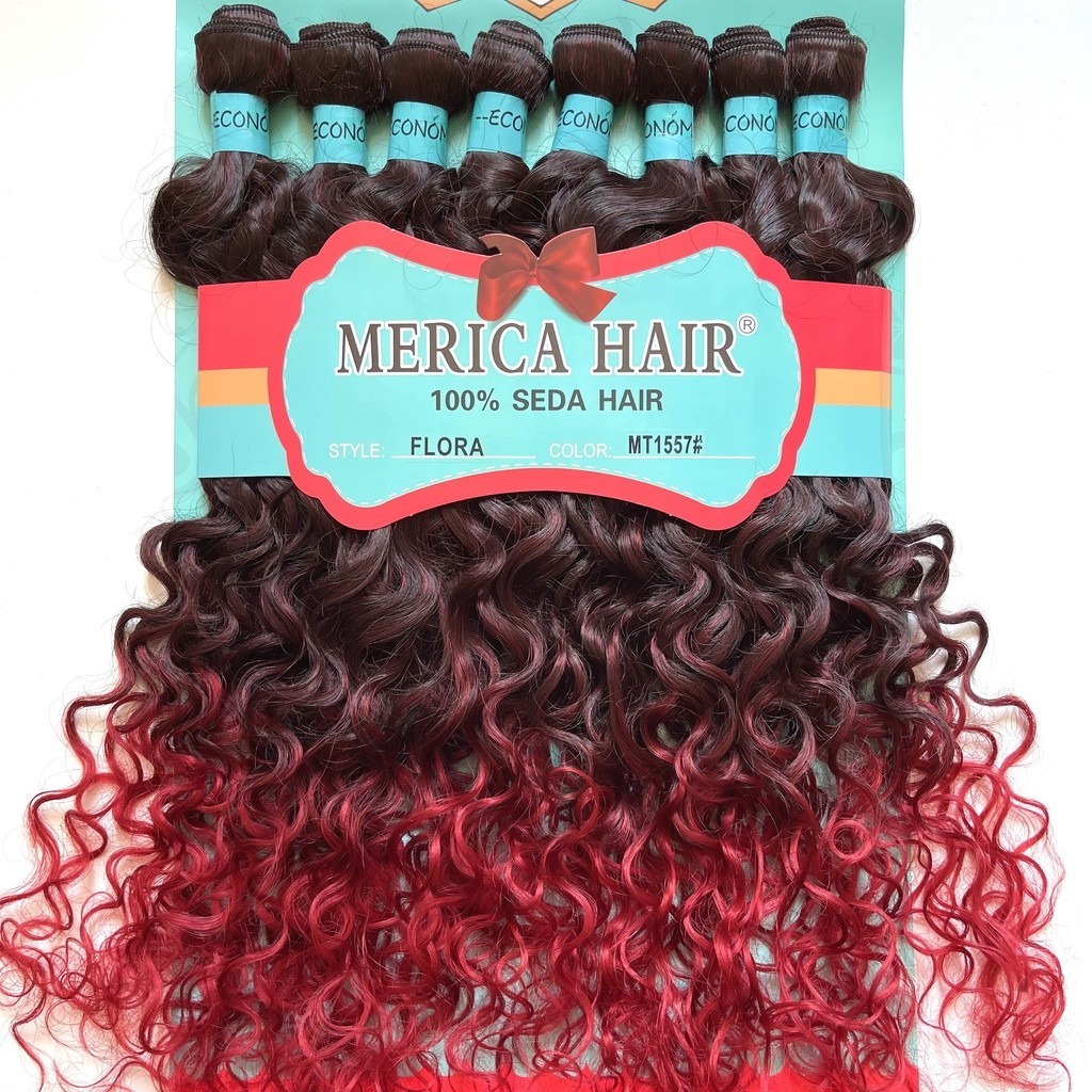 Cabelo 100% Orgânico Cacheado Flora OU Elma - Merica Hair - 300g -1pct