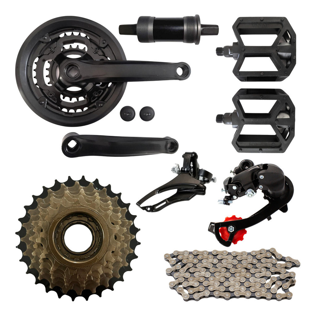 Kit Peças Para Bike 21v Aro 26 E 29 3x7v Mtb