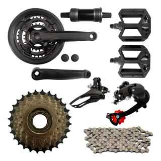 Kit Peças Para Bike 21v Aro 26 E 29 3x7v Mtb