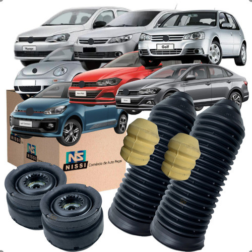 Par Kit Amortecedor Dianteiro Golf Gol Voyage G5 New Beetle Up! Virtus Polo em Oferta na Shopee