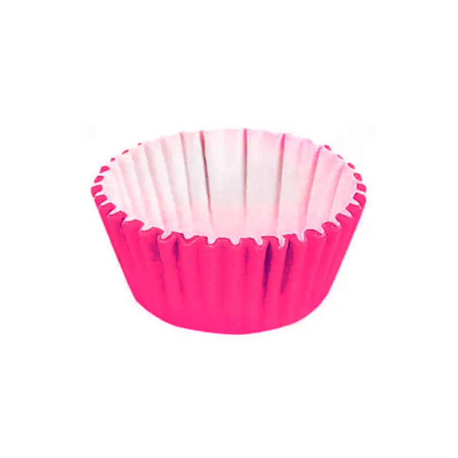 Forminha Para Docinhos de Papel Rosa - Tamanhos - 100 Unidades - Plac - Rizzo