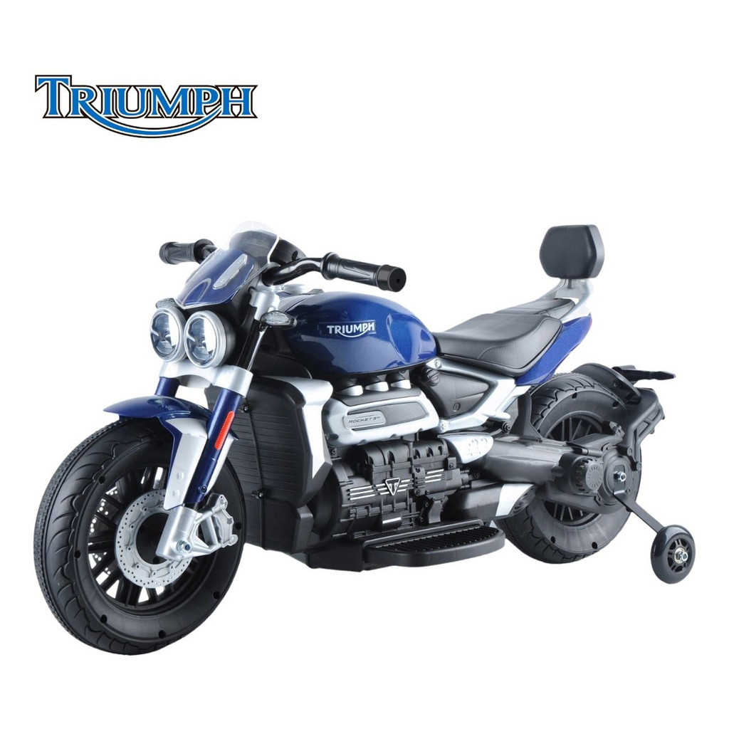 MINI MOTO ELETRICA INFANTIL 6V TRIUMPH ROCKET CUSTOM CLASSIC BW382