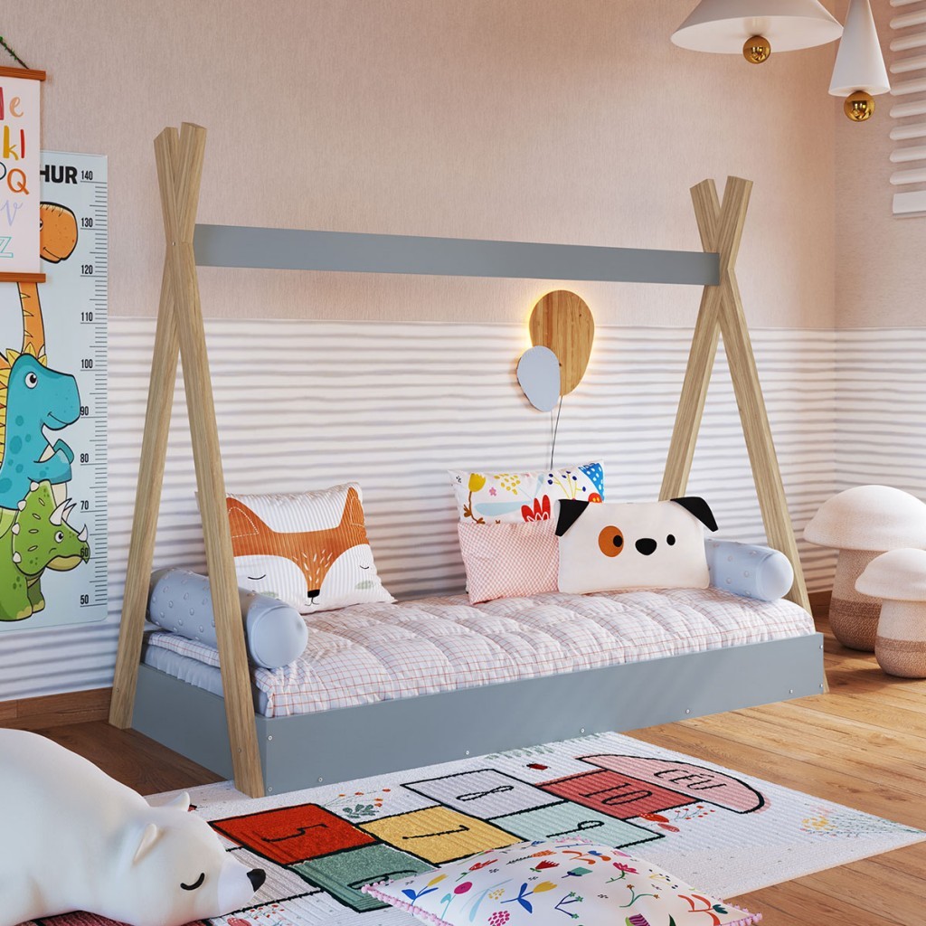 Cama Infantil Cabana - Completa Móveis - Home & Living