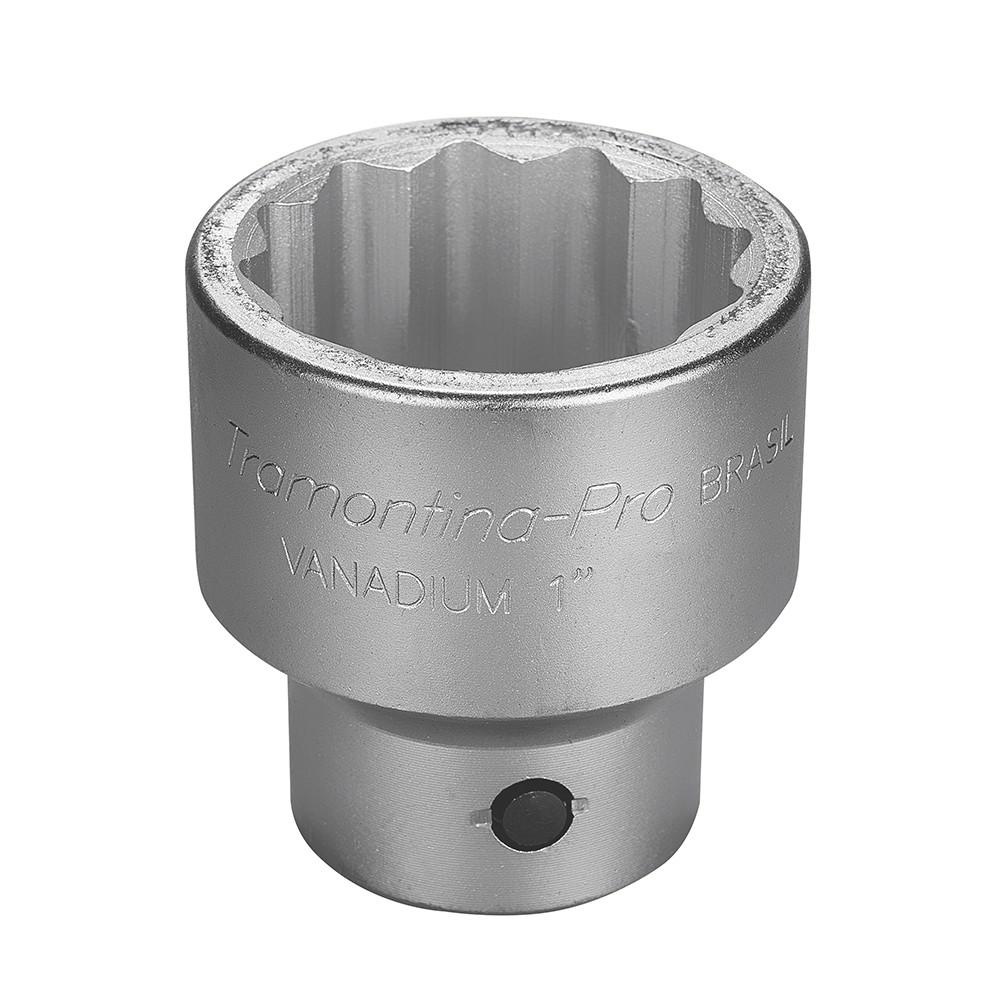Soquete Estriado em Aço Cromo Vanádio 2.1/4'' - Encaixe 1'' Tramontina PRO