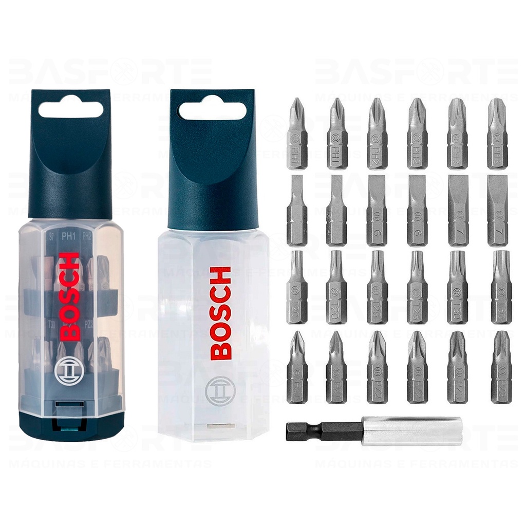 Jogo Bits Ponteira Para Parafusadeira Makita Bosch 25 Peças em Oferta na Shopee