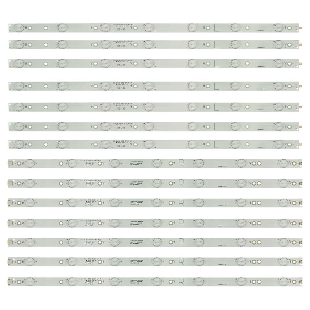 Kit 14 Barras Led Completo 55pug6102 55pug6102/78 Novo
