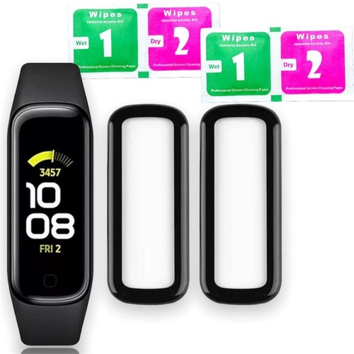 Kit 2 Película 3d Para Galaxy Fit 2 Sm-r220 Anti Risco