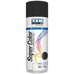 Tinta Spray Alta Temperatura Preto Fosco 350ml / 250g