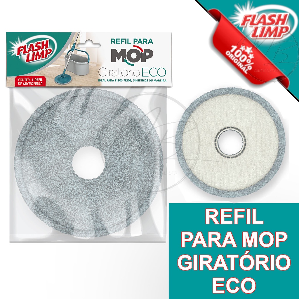 Refil Para Mop Giratório Eco - Flash Limp