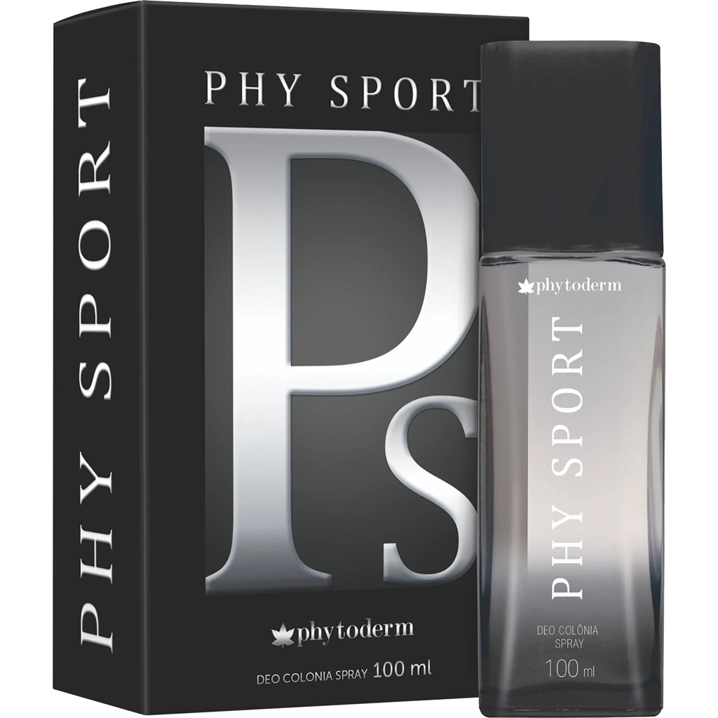 Colônia Perfume Phytoderm Phy Sport Homem 100ml