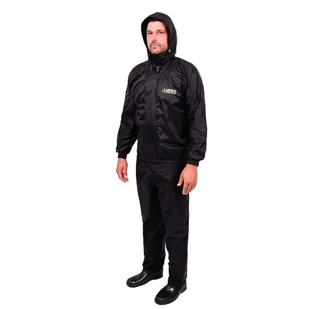 Capa de Chuva Impermeável Motoqueiro Motoboy Vertice Com Capuz Material Nylon Plus Alta Qualidade Masculina Feminin
