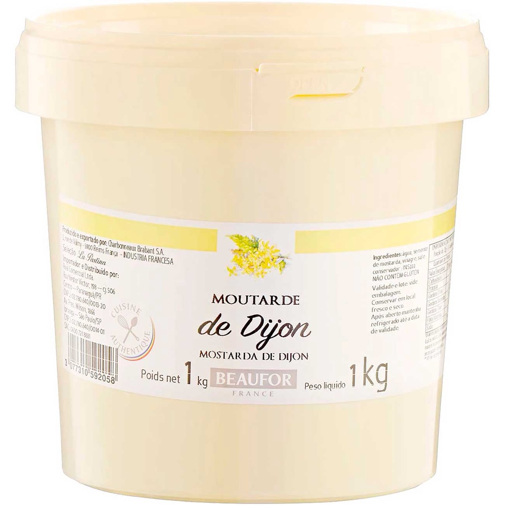 BALDE DE MOSTARDA BEAUFOR DE DIJON 1,001KG