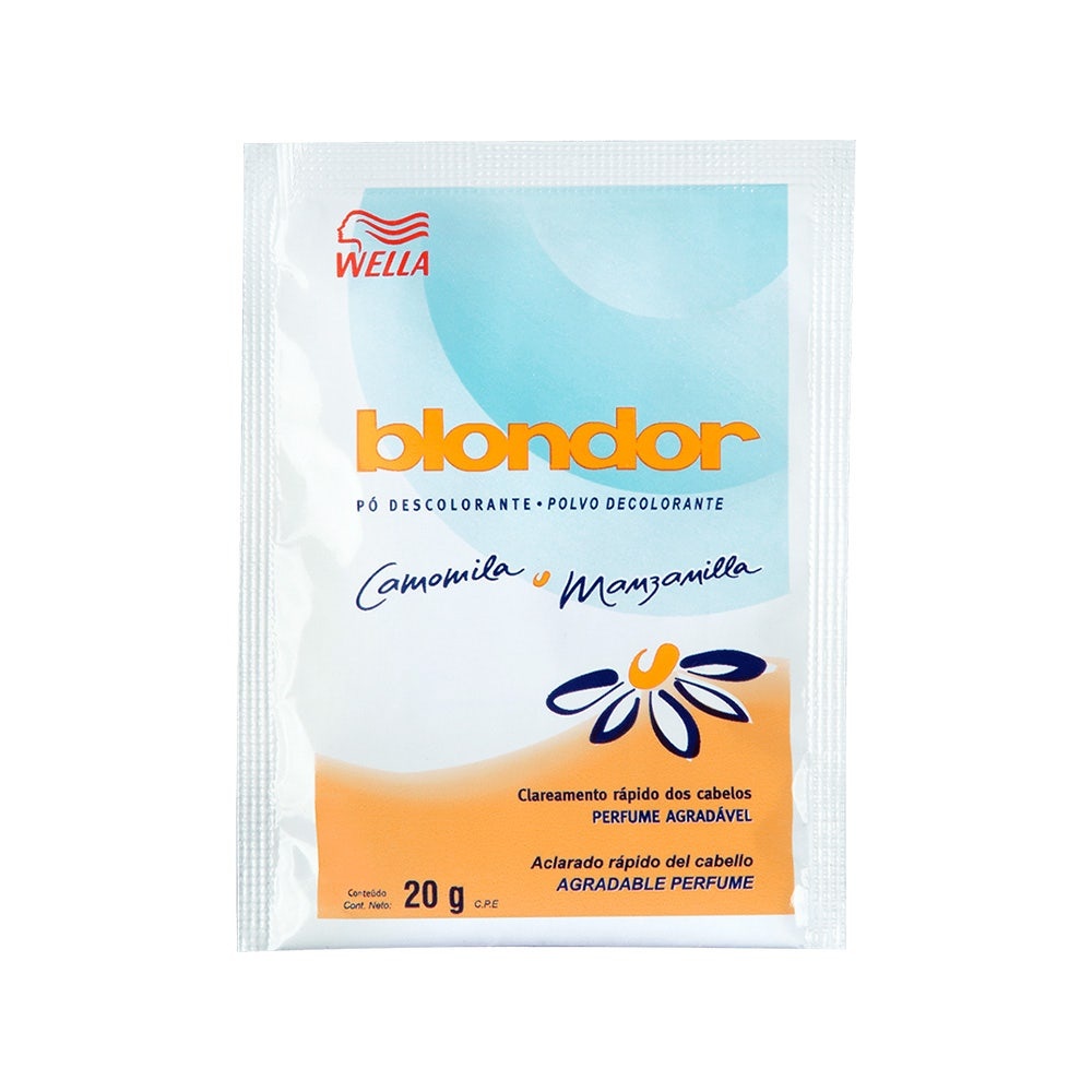 Descolorante Blondor Camomila 20g em Oferta na Shopee