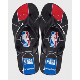 Chinelo Masculino Rider Estampa NBA Preto