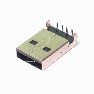 Kit 25 Conectores USB Tipo A  Macho 90° para Placa YH-USB05A em Oferta na Shopee