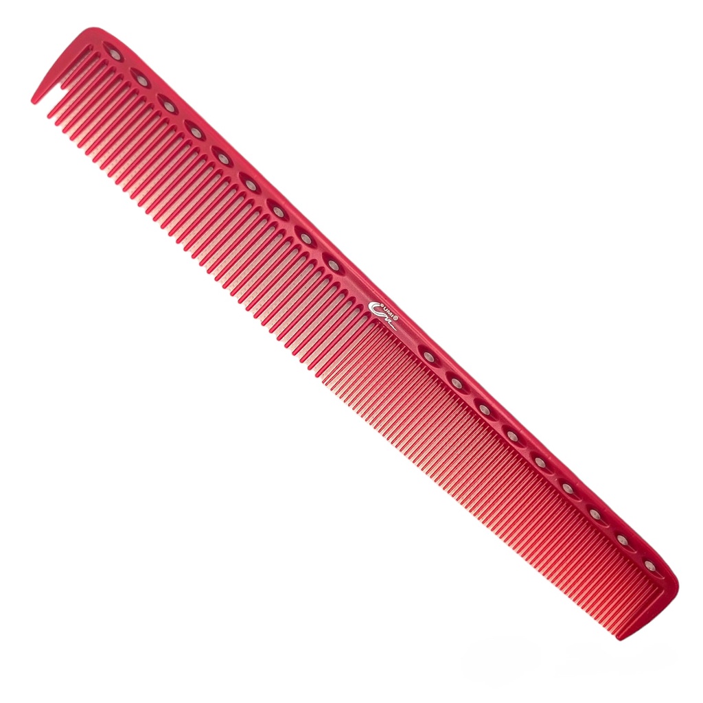 Pente Corte Carbono Anti Estático 21,5cm CB1235 Vermelho Umi em Oferta na Shopee