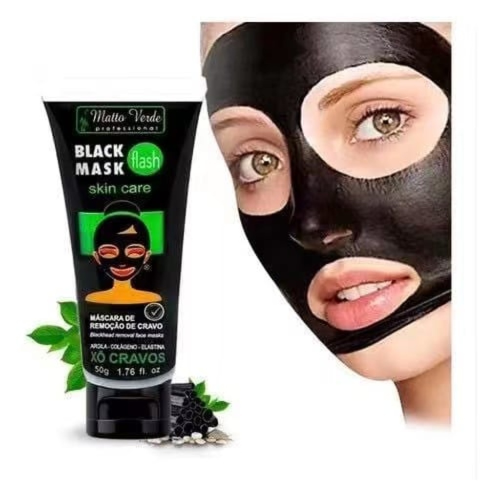 Matto Verde Mascara Facial Black Para Remoção De Cravos 50g em Oferta na Shopee