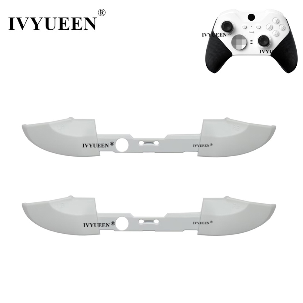IVYUEEN 2 Peças Original De Alta Qualidade Para Microsoft Xbox Elite Série 2 Core Controlador RB LB Kit De Botão Amortec