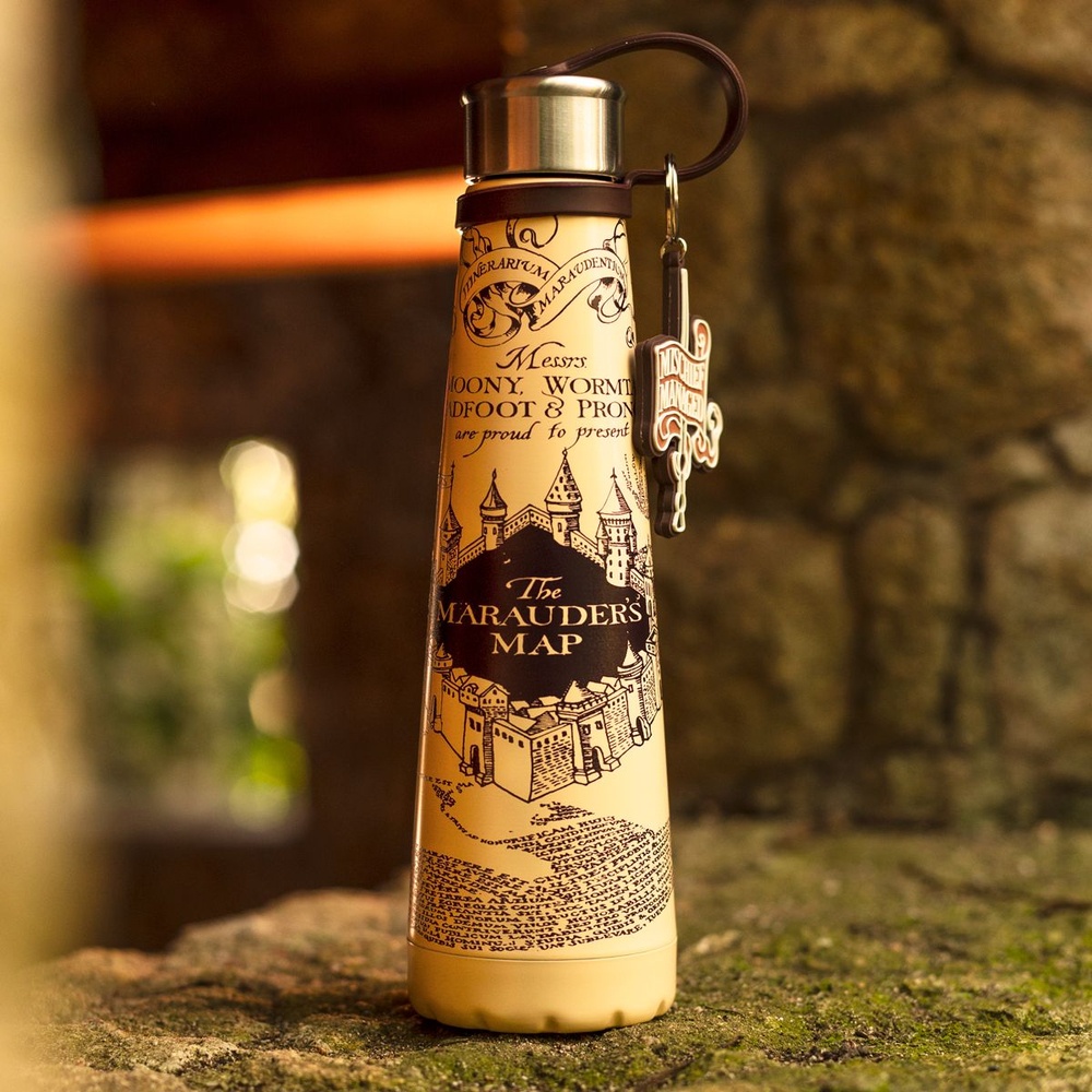 Garrafa Térmica Harry Potter Mapa do Maroto Com Pingente Imaginarium em Oferta na Shopee