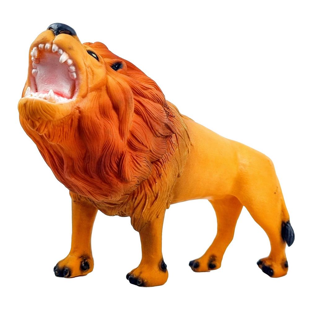 Leao Real Animals De Brinquedo 30Cm Grande Detalhado Realista Boneco Animal Da Floresta Safari Savana - Bee Toys